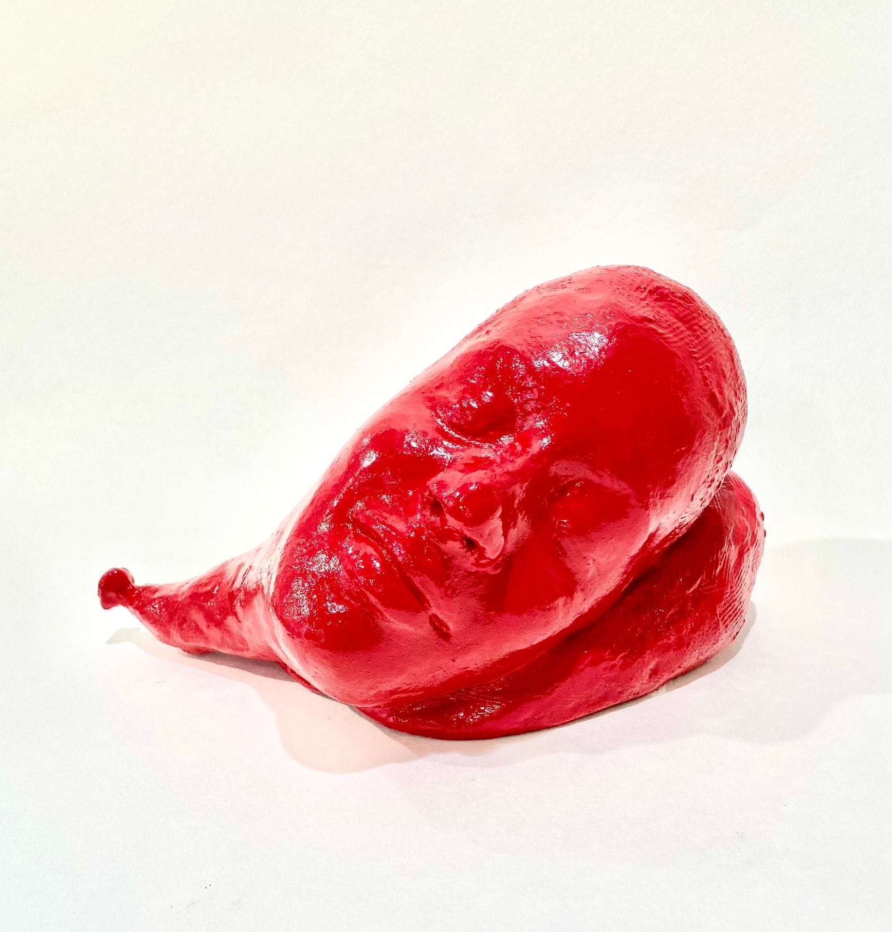 Ceramic Sculpture 12"x 14".
A Collaping Balloon